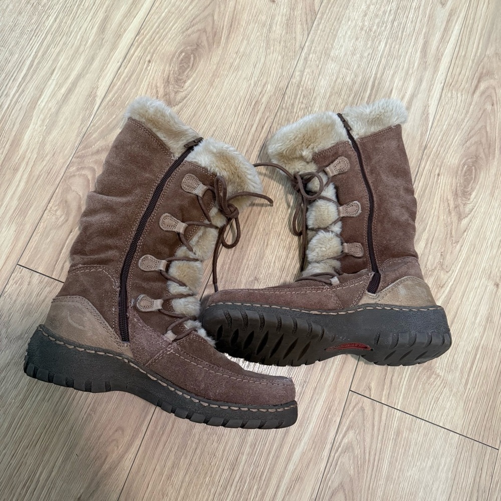 BareTraps Baylee Faux Fur Suede Boots
